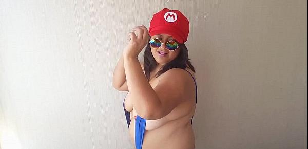  Super Mario squirt and swallow